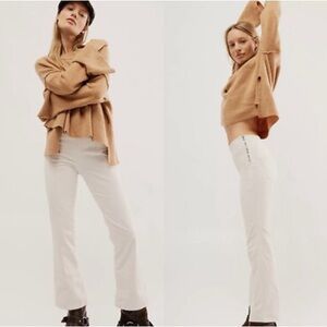 FREE PEOPLE IN MY FEELINGS CORD CROP PANTS ❤️NWT❤️IN STORES❤️